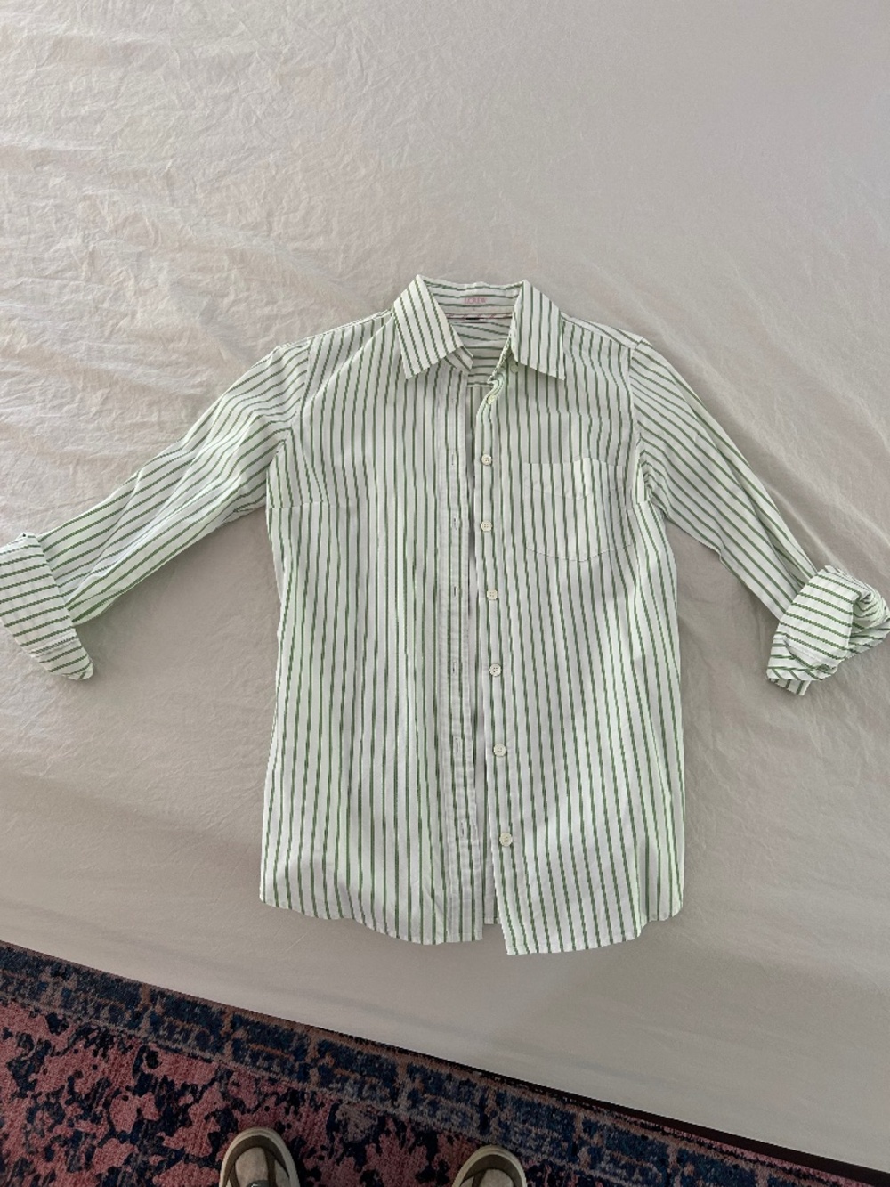 J Crew stripped button down